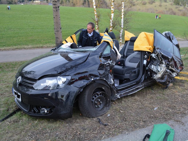 Schwerer Unfall auf der B 31 zwischen Rtenbach und Lffingen  | Foto: Martin Ganz