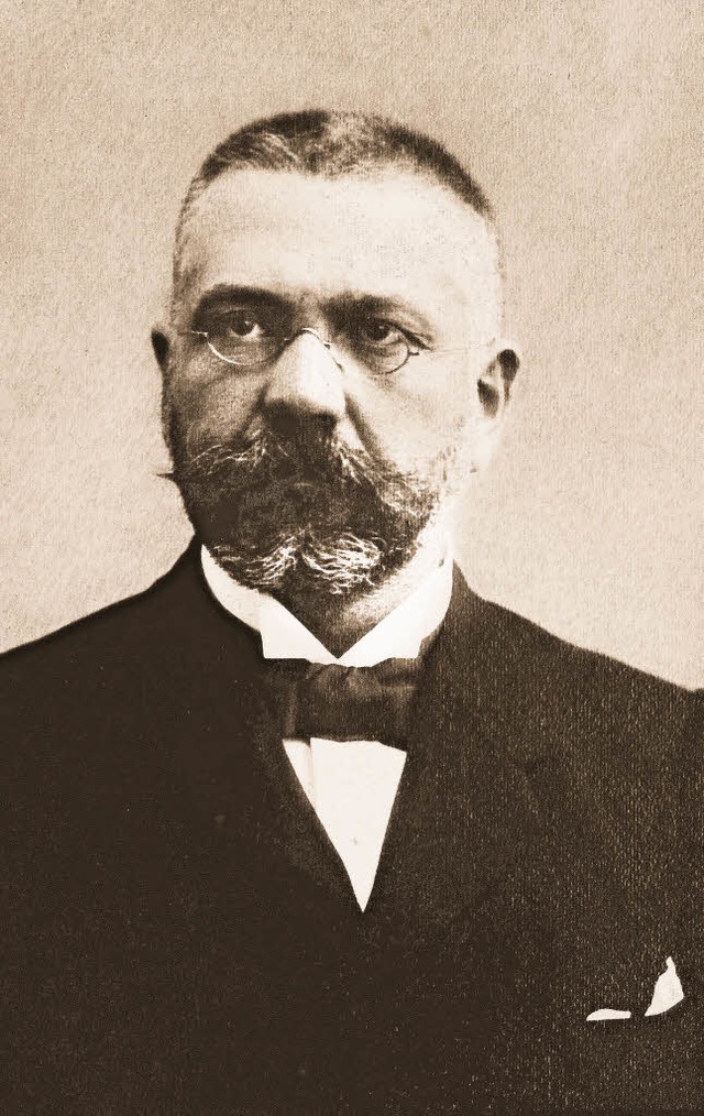 Karl Krafft war der erste  IHK-Vorsitzende von 1889 bis 1903.  | Foto: IHK