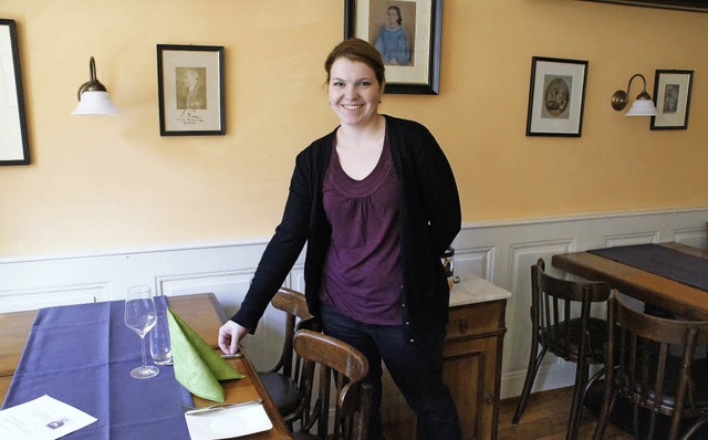 Vera Schlupf ist neue Chefin im  Restaurant &#8222;Wagenmann&#8220;.  | Foto: Ilona Hge