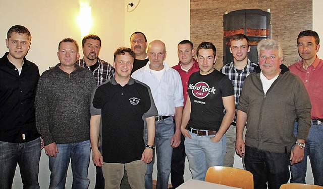 Das neue Vorstandsteam des Angelsportv...tzenden Thomas Adler (2. von links).    | Foto: Christiane Franz
