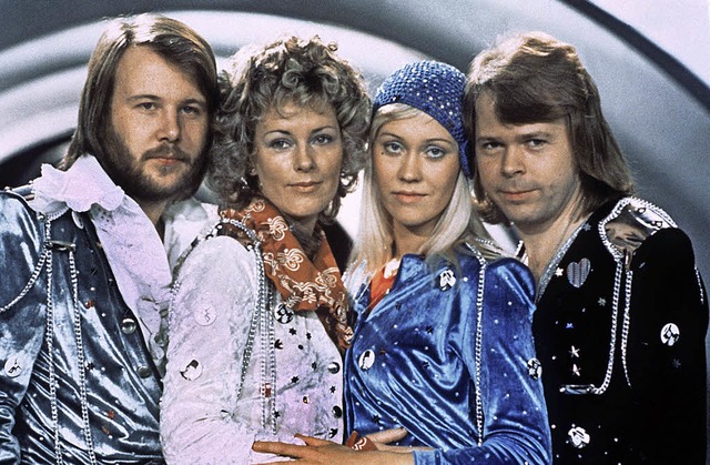 Benny, Anni-Frid, Agnetha und Bjrn (von links) 1974 in Brighton   | Foto: dpa