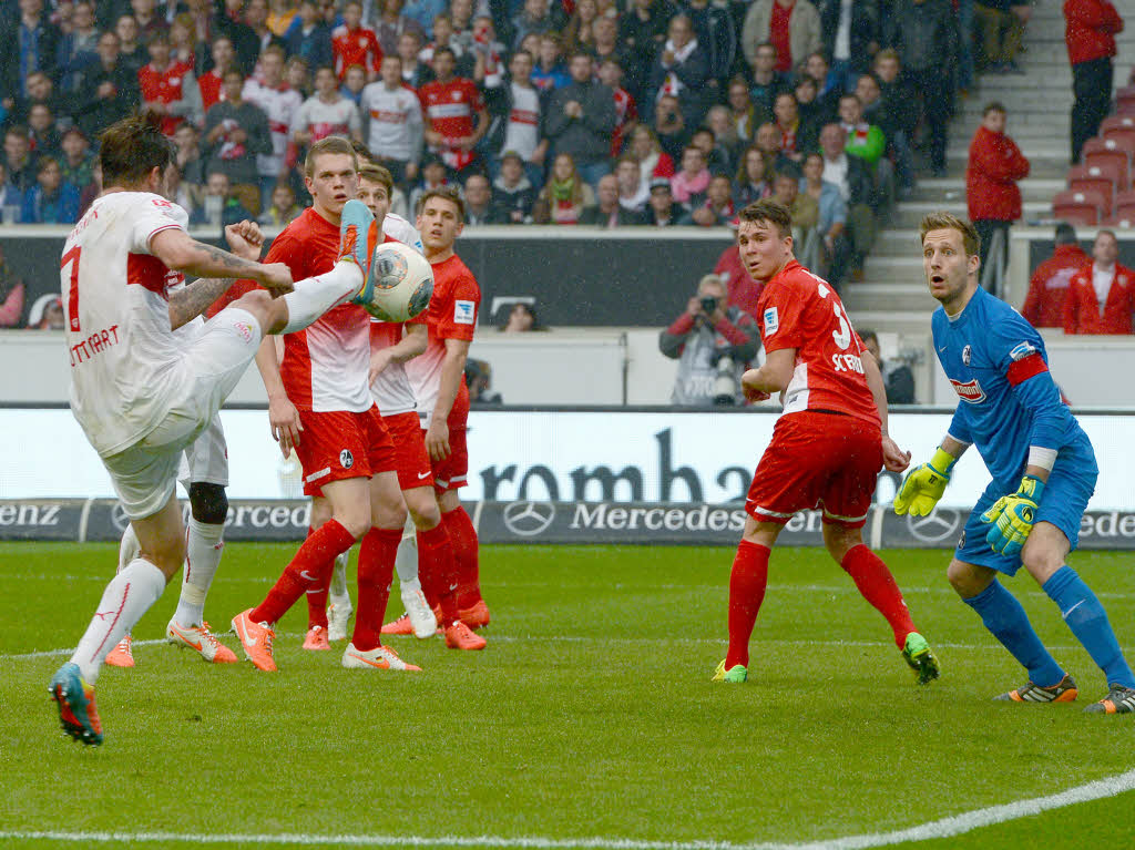 Der SC Freiburg hat sich von Stuttgart in der zweiten Halbzeit den Schneid abkaufen lassen. Nchste Woche geht es gegen Braunschweig.