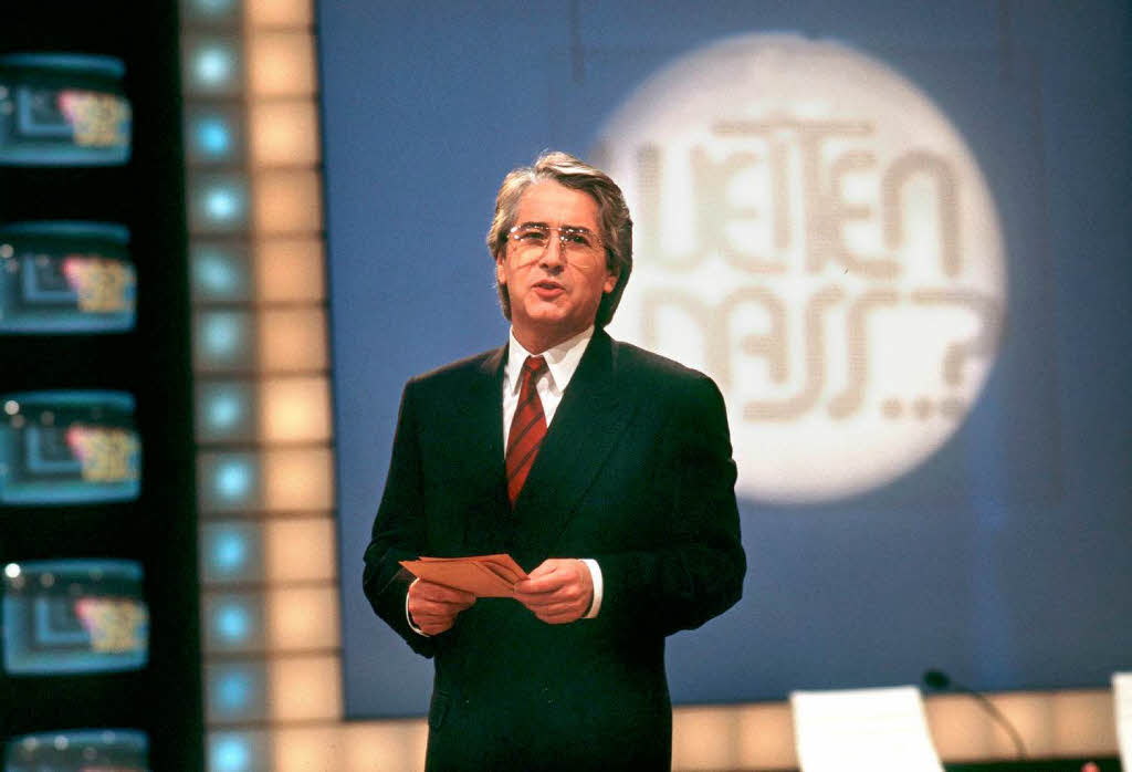 Frank Elstner am 08.11.1986  Foto: ZDF/dpa