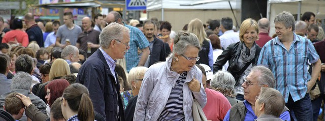 Guter Besuch in der Weiler Innenstadt:...g lockten zahlreiche Schaulustige an.   | Foto: Lauber