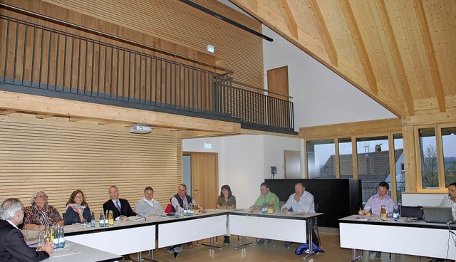 Der neue Ratsaal im Gemeindehaus Heuweiler  | Foto: Andrea Steinhart