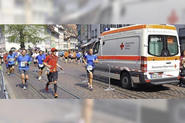 Freiburg-Marathon: Laufen, bis der Notarzt kommt