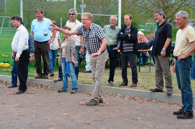 Der Bouleplatz erfreut sich schon groer Beliebtheit  | Foto: Sylvia-Karina  Jahn