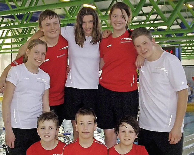 Der erfolgreiche Schwimmnachwuchs des TV Neustadt  | Foto: UMS