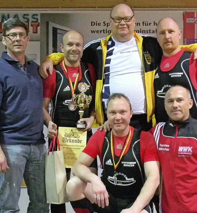 Die  Senioren der GV Eisenbach gewanne...el bei der Heber-Landesmeisterschaft.   | Foto: UMS