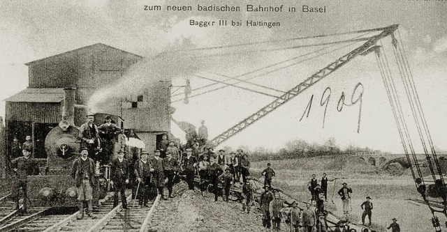 Der Bau der Eisenbahn hat Weil am Rhei...tadtfhrung immer ein dankbares Thema.  | Foto: bz