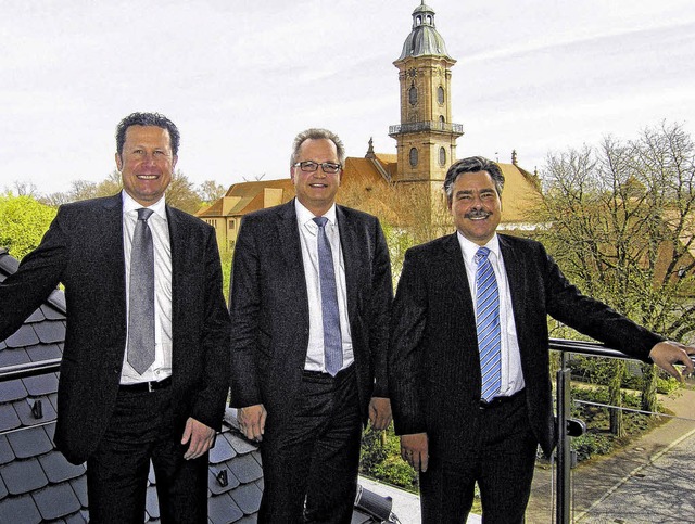 Volksbank VillingenDie Vorstnde Danie...Ralf Schmitt (von links). Bild: Dreher  | Foto: dreher