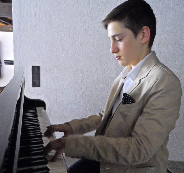 Preistrger bei Jugend musiziert: Adrin Wendt   | Foto: privat