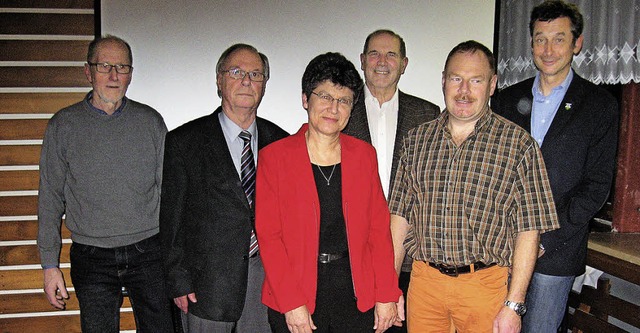 Ein Teil des Vorstands:  Vize-Vorsitze...rfer Roman Hugenschmidt (von rechts)   | Foto: privat