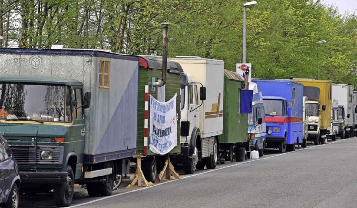 „Sand im Getriebe“ am Stra�enrand  | Foto: Th. Kunz