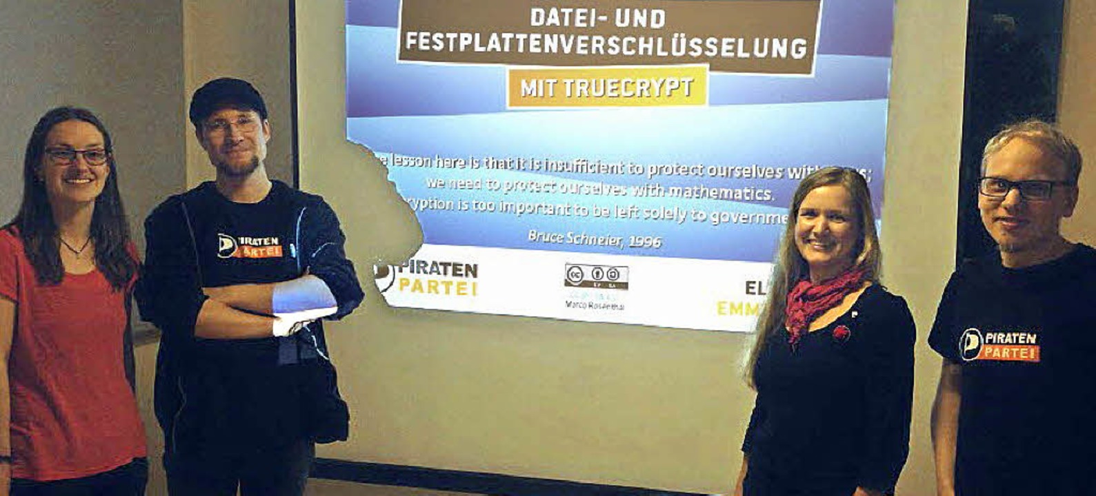 Die Referenten auf dem Bild sind Julia...nder und Clemens Fiedler (von links).   | Foto: Fotos: ZVG