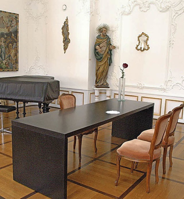 Wer sich traut, kann sich jetzt im Barocksaal des Elztalmuseums trauen lassen.   | Foto: Stadt Waldkirch