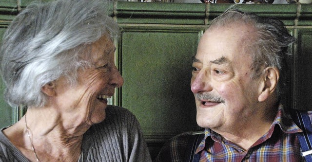 Anneliese und Wilhelm Jung, 65 Jahre verheiratet.   | Foto: Maja Tolsdorf