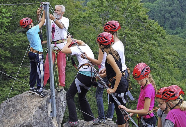 Das Klettern rund um Todtnau steht bei Kindern und Jugendlichen hoch im Kurs.   | Foto: zvg