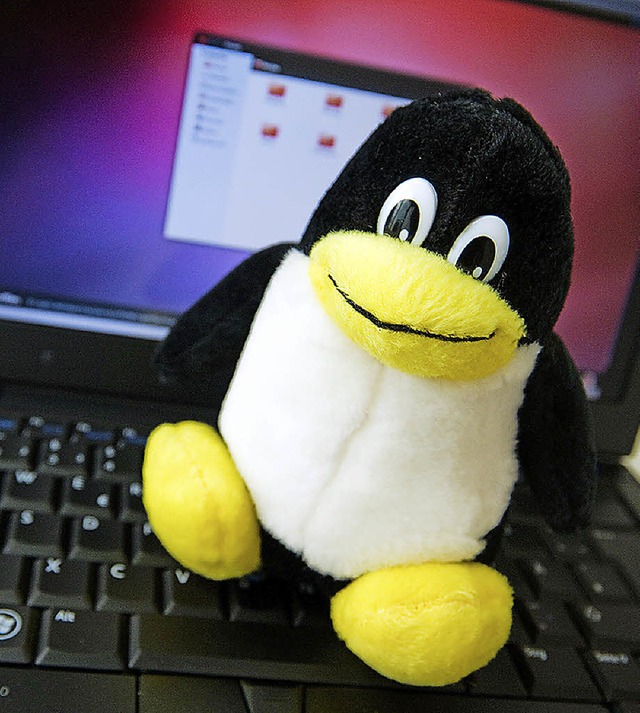 Der Linux-Pingu lacht  | Foto: dpa