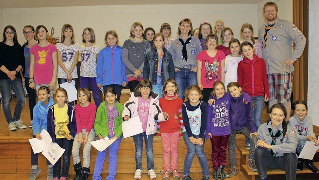 Die erste Mdchenscoutgruppe in Baden gibt es beim Haltinger CVJM.   | Foto: Joel Salathe