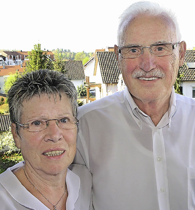 Anita und Klaus Albrecht sind 50 Jahre verheiratet.  | Foto: W. Beck
