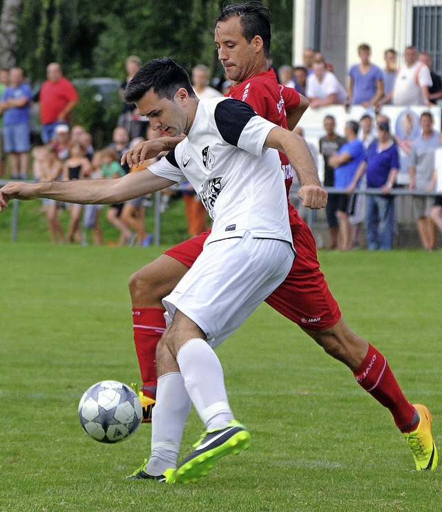 Gegen Laufenburg wieder dabei: Der Wit...-Pokalspiel gegen den SC Pfullendorf.   | Foto: Schn