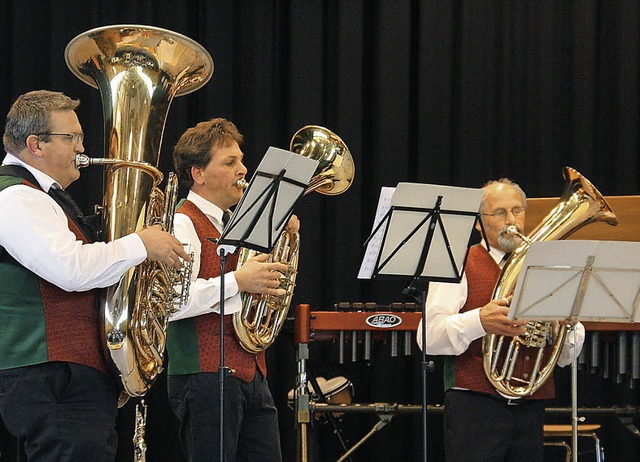 Tiefes Blech beim Musikverein Eschbach   | Foto: Hans Jrgen Kugler