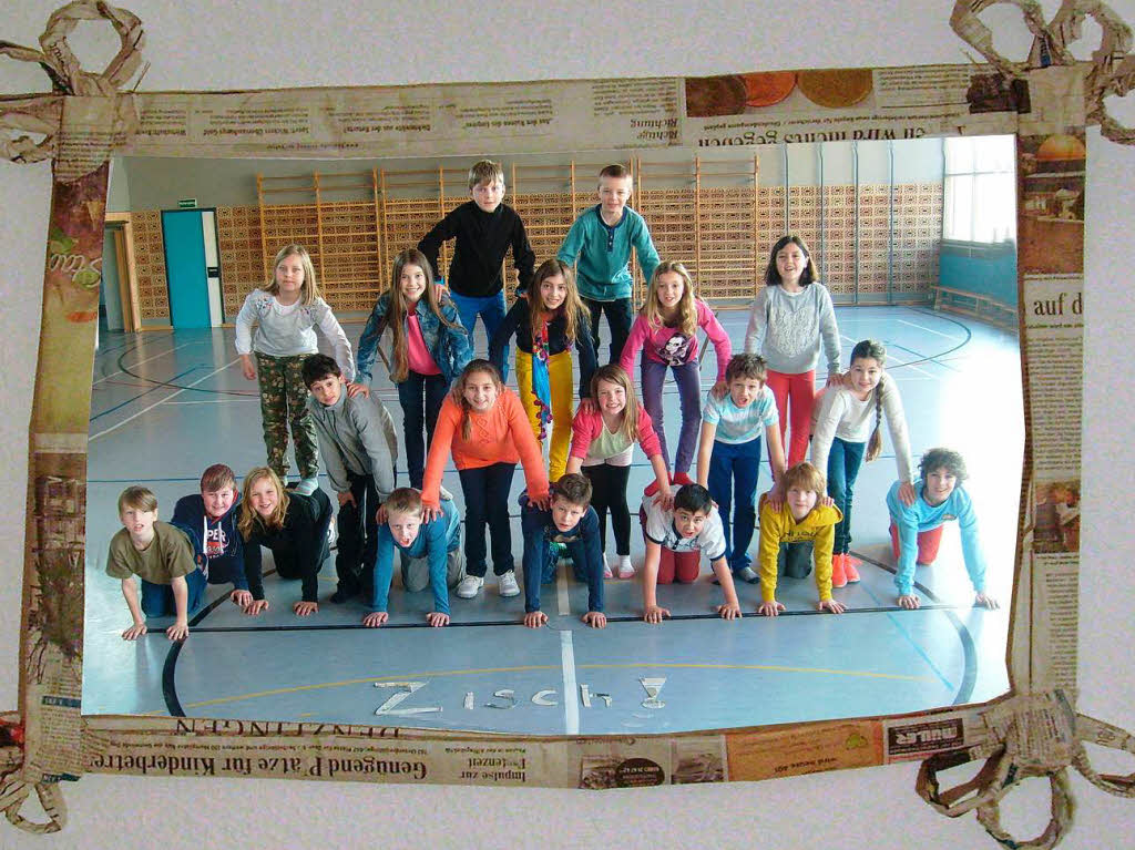 Die Klasse 4d der Grundschule Denzlingen.