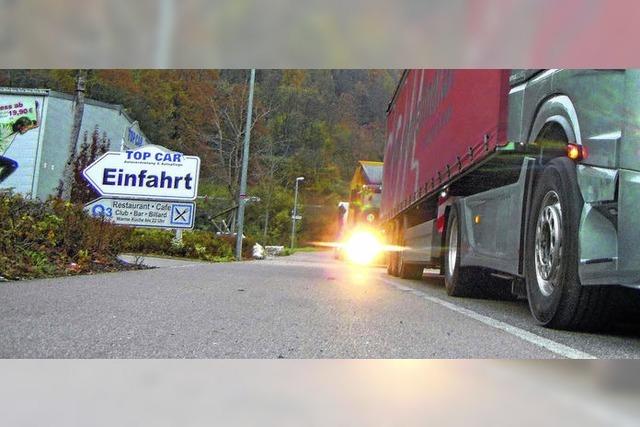 Dreispurige Ausbau der B34 beim Gewerbegebiet Hochrhein zgert sich weiter hinaus