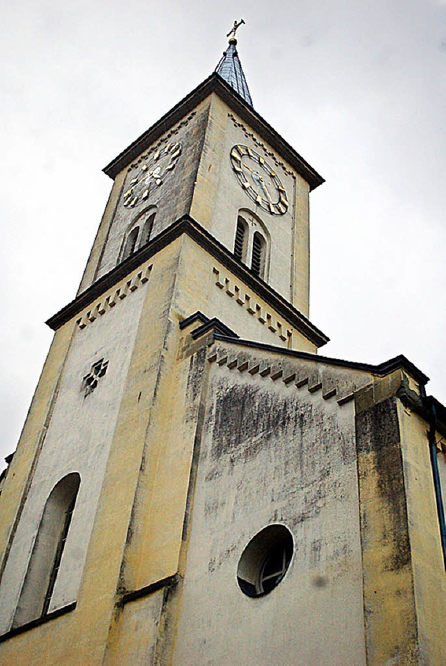 Fr die Sanierung der Kirche ldt die Gemeinde zum ersten Benefizkonzert ein.  | Foto: Hildegard Siebold