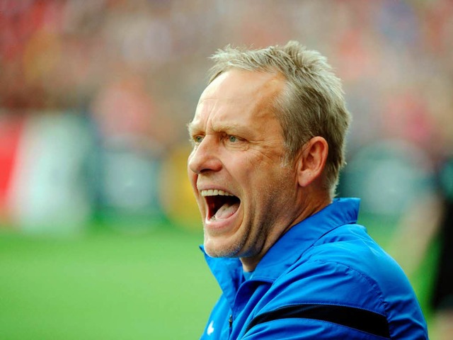 Christian Streich, Trainer des SC Freiburg, warnt.  | Foto: Michael Heuberger