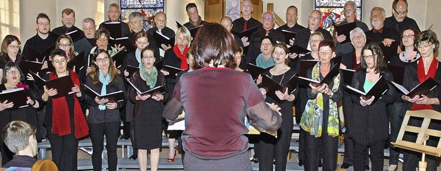 Mit einem Kirchenkonzert feierte der G...en 60. Geburtstag als gemischter Chor.  | Foto: ouk