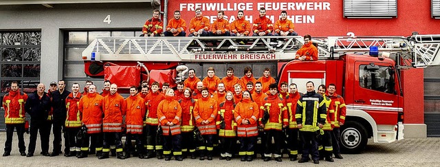 27 Mnner und 5 Frauen nahmen in Breis...ng fr die Freiwillige Feuerwehr teil.  | Foto: privat