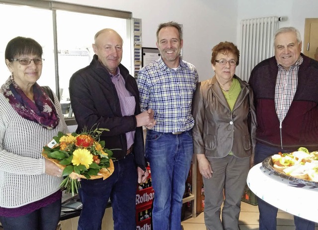 Verabschiedung bei der Firma Schber (...rmann Schber, Renate und Paul Schber  | Foto: Privat