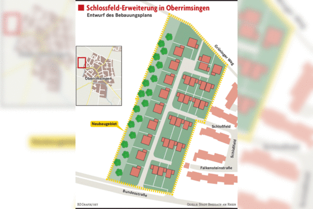Neues Baugebiet in Oberrimsingen
