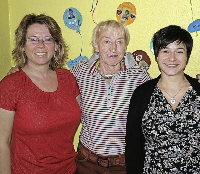 Ina Pietschmann, Hannelore Nu und Jana Kempf (von links)   | Foto: Paul Schleer