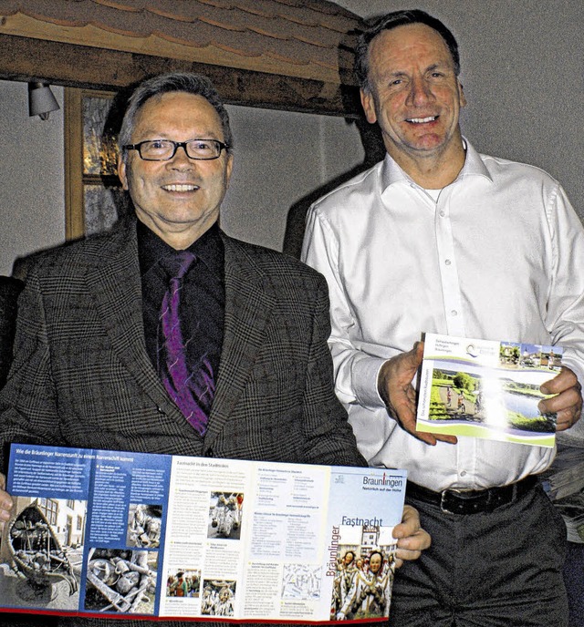 Brgermeister Jrgen Guse (links) und ... Michael Schwr setzen auf Tourismus.   | Foto: Jakober