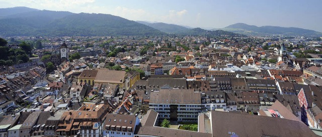 Wohin soll sich Freiburg entwickeln? Die Antwort soll ein Perspektivplan bringen  | Foto: Bamberger