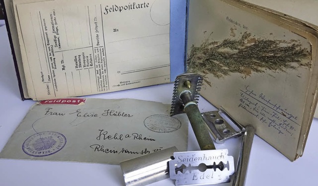 Briefe, Feldpostkarten und Tagebcher ...erungsstcke aus dem Ersten Weltkrieg.  | Foto: wolfgang Grabherr