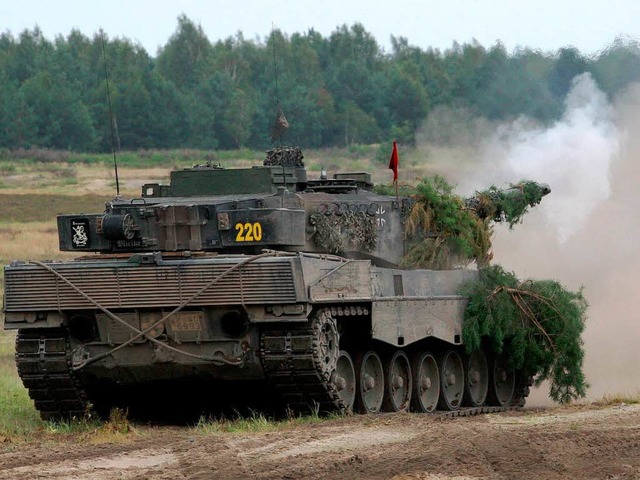 Gehen Leopard-Kampfpanzer in Krisenregionen?  | Foto: dapd