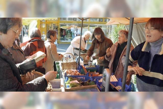 Weiler Wochenmarkt: Alle wollen frisches Gemse