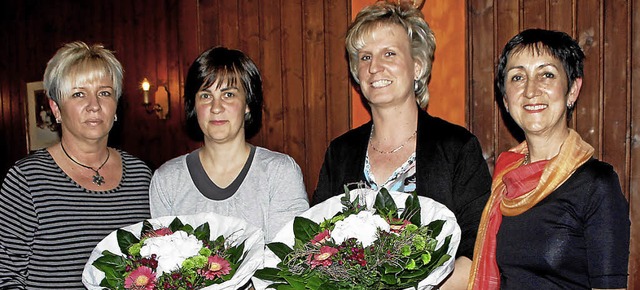 Die Vorstandssprecherin der Achkarrer ...ite von links) und Sabine Willistein.   | Foto: herbert trogus