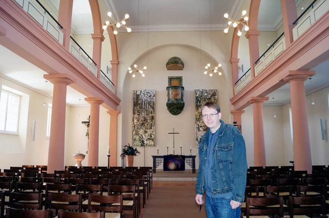Pfarrer Dirk Fiedler freut sich ber d...t, das am kommenden Dienstag los geht.  | Foto: HARTEnsTEIN