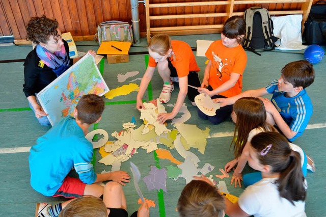 Projekt &#8222;Spielwiese Europa&#8220...arl Siegfried Bader-Schule in Prechtal  | Foto: Sebastian Heilemann