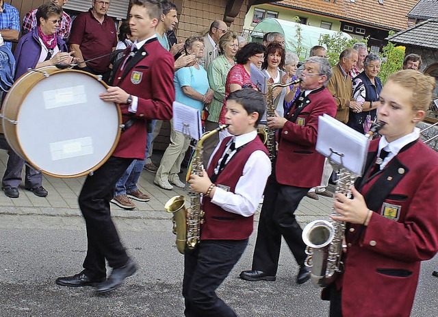 Todtnauer Musikanten vergangenes Jahr in Utzenfeld   | Foto: Jacob