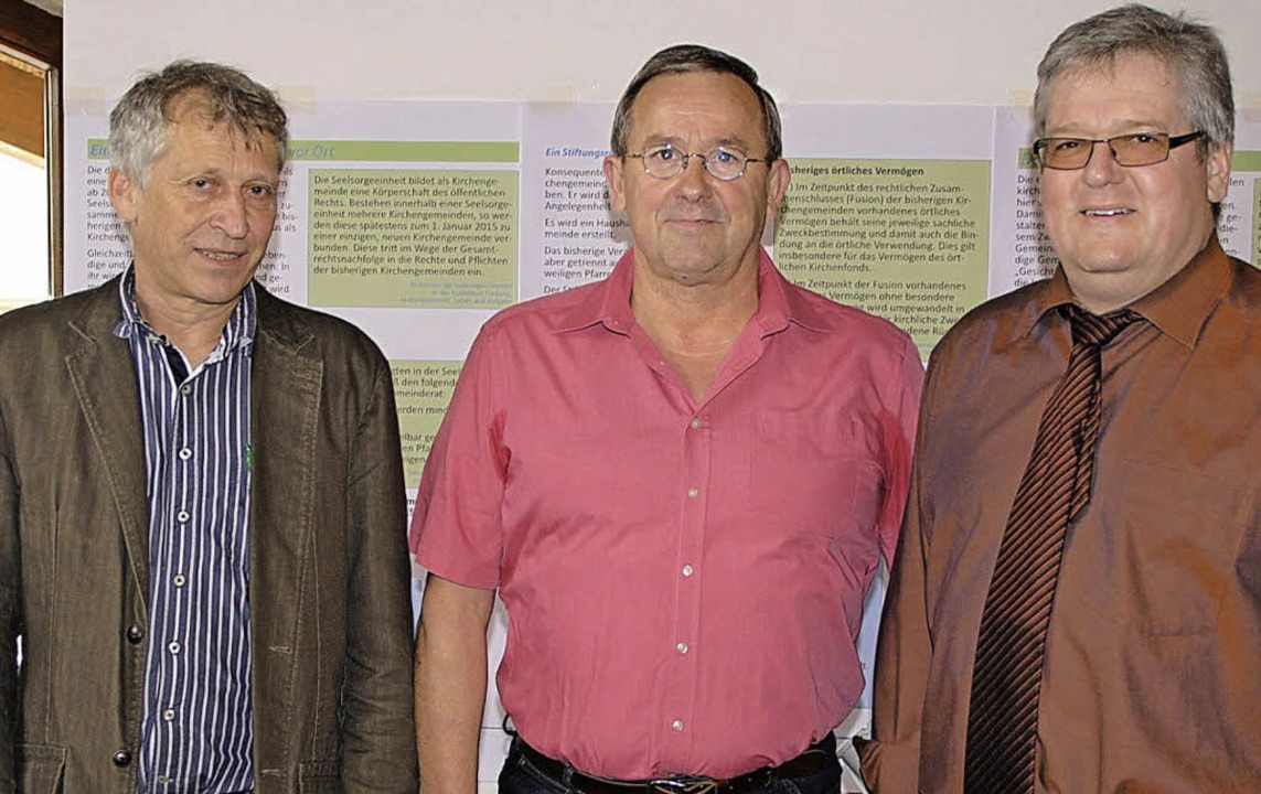 Dekanatsreferent Bernhard Huber (von l...nn, Merdinger Mitglied im Dekanatsrat.  | Foto: Manfred Frietsch