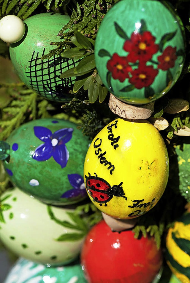 Eier gehren zu Ostern, das Frben ist Geschmacksfrage.  | Foto: dpa