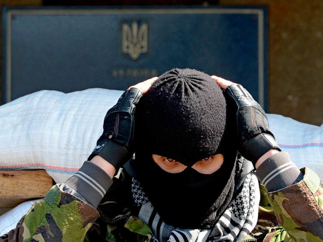 Die prorussischen Separatisten  im Ost... dem Genfer Friedensplan nicht beugen.  | Foto: AFP