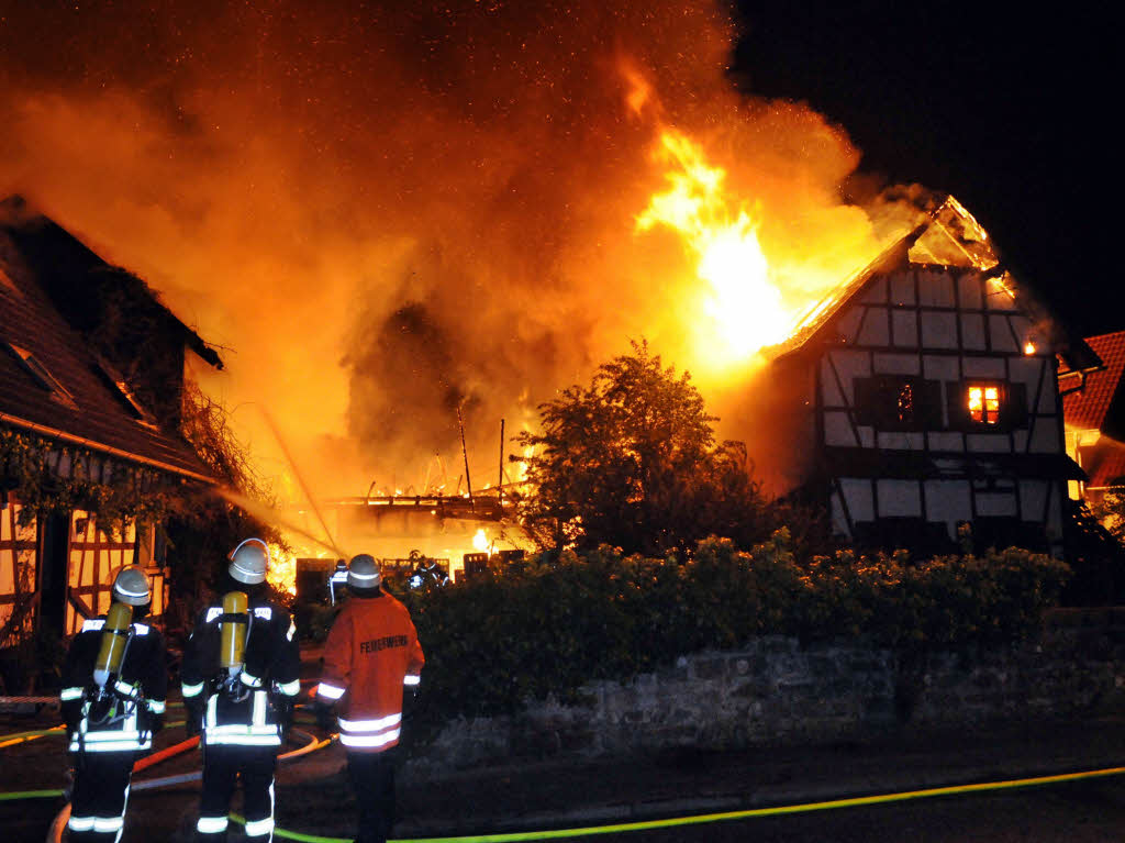 Fotos vom Brand in Altenheim