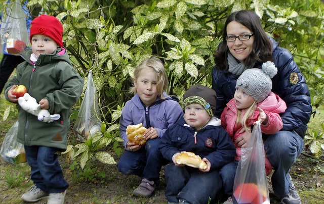 Fndig geworden: Der Osterhase hat geliefert.   | Foto: Heidi Fssel